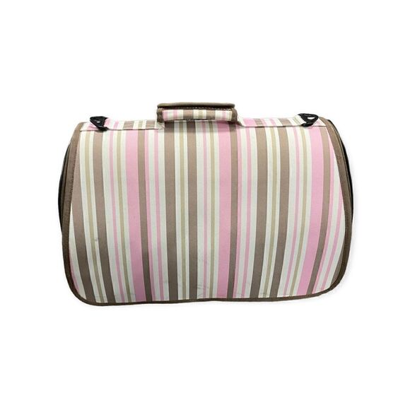 Pet Life ® 'Easy Folding' Zippered Folding Lightweight Pet Dog Crate Carrier - Picture 6 of 8